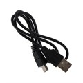 Кабель LuazON, miniUSB - USB, 1 А, 0.5 м, только для зарядки, чёрный 1690419 - фото 17039020
