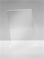 Односторонняя подставка А4 вертикальная, 21×7×30,5 см, оргстекло 2 мм, В ЗАЩИТНОЙ ПЛЁНКЕ 1654224 - фото 17039065