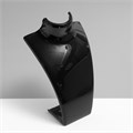Бюст для украшений, 13,5×10,5×20 см, h=20 см, цвет чёрный, глянцевый 1886416 - фото 17039648