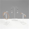 Подставка под серьги, полукруг, набор 3 шт., h=8,5, 10, 12 см, цвет прозрачный 2361469 - фото 17039958