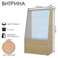 Витрина из ДЛСП, демонстрационная, 3 полки, 90 х 44,5 х 160 см, цвет бук 3593622 - фото 17040492