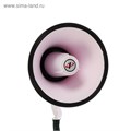 Мегафон ручной LuazON Rad-25, 25 Вт, дальность до 400 м, запись 10 сек, сирена, бело-красный 4050952 - фото 17040837