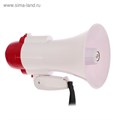 Мегафон ручной Rad-01, 15 Вт, дальность до 200 м, запись 10 сек, 3 режима белый 4050949 - фото 17040846