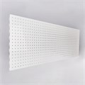 Панель для стеллажа, 35 х 101 см, перфорированная, шаг 2,5 см, цвет белый 4333312 - фото 17041045