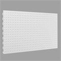 Панель для стеллажа, 35 х 90 см, перфорированная, шаг 2,5 см, цвет белый 4350165 - фото 17041060