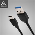 Кабель Luazon, Type-C - USB, 1 А, 1 м, чёрный 4283658 - фото 17041213