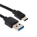 Кабель Luazon, Type-C - USB, 1 А, 1 м, чёрный 4283658 - фото 17041214