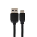 Кабель Luazon, Type-C - USB, 1 А, 1 м, чёрный 4283658 - фото 17041215