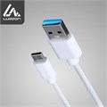 Кабель LuazON, Type-C - USB, 1 А, 3 м, белый 4283698 - фото 17041228