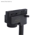 Трековый светильник Luazon Lighting под лампу Gu10, цилиндр, корпус черный 4044800 - фото 17041545