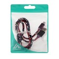 Кабель Luazon, microUSB - USB, 2.4 A, 1 м, оплётка экокожа, МИКС 4310377 - фото 17041660