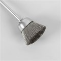 Щётка - браш для чистки фрез, стальная, цвет серебристый 4437302 - фото 17041814
