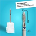 Фреза алмазная для маникюра «Пламя», средняя зернистость, 2,5 × 10 мм, в пластиковом футляре 4721522 - фото 17042243
