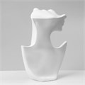 Бюст для украшений, пол-лица, отверстие под серьгу, 18 х 5 х 26 см, цвет белый 5050496 - фото 17042576