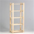 Стеллаж деревянный усиленный  150х64х37,5см, 5 полок 5242253 - фото 17042683