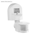 Датчик движения düwi DD-01, 180°, 1200 Вт, 5-12 м, IP44, настенный, белый 5429102 - фото 17042952
