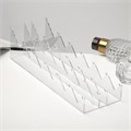 Горка для теней 12 отделений, 7 х 24 х 8 см, оргстекло 2 мм, прозрачная, В ЗАЩИТНОЙ ПЛЁНКЕ 7413663 - фото 17043918