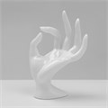 Подставка для украшений «Рука» 8,5×7×16 см, цвет белый 7339303 - фото 17044160