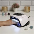Лампа для гель-лака Luazon LUF-03, UV/LED, 120 Вт, 45 диодов, таймер 10/30/60, 220 В, белая 6929265 - фото 17044214