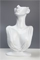 Бюст для украшений 18*8*32, отверстие в ухе, цвет белый 7339310 - фото 17044237