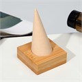 Подставка под кольцо 5 х 5 х 8 см, конус, цвет бежевый 7339285 - фото 17044307