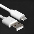 Кабель Windigo, microUSB - USB, 2 А, зарядка + передача данных, TPE оплетка, 1 м, белый 7108432 - фото 17044588