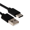 Кабель Windigo, Type-C - USB, 2 А, зарядка + передача данных, TPE оплетка, 1 м, черный 7108435 - фото 17044605