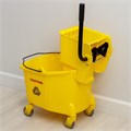 Тележка уборочная с механическим отжимом, 36 л, цвет жёлтый 7607446 - фото 17044759