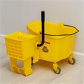 Тележка уборочная с механическим отжимом, 36 л, цвет жёлтый 7607446 - фото 17044760