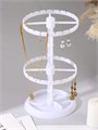 Подставка для украшений «Карусель» универсальная, 16×16×28 см, цвет белый 7875604 - фото 17044897