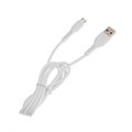 Кабель ONE DEPOT S08WM, microUSB - USB, 2.4 А, 1 метр, белый 9415676 - фото 17045474