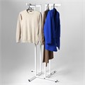Вешала четырёхстороннее, напольное, регулируемая с четырьмя прямыми кронштейнами 86×86×120-180 см, цвет белый 9487868 - фото 17045654