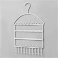 Органайзер для украшений «Вешалка», 28×6,7×36 см, цвет белый 9474193 - фото 17046426