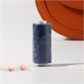 Нитки вощёные, плетёные, плоские, 150D/16, 0,8 мм, 50 ± 2 м, цвет тёмно-синий 9454874 - фото 17046607