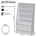 Витрина ВЭ-3, 500×500×900, ЛДСП, стекло, цвет белый 9846757 - фото 17046997
