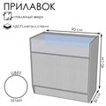 Прилавок ПЭ-3, 900×500×900, ЛДСП, стекло, цвет белый 9846769 - фото 17047027