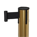 Стойка ограждения золотая, с вытяжной лентой-470 см черная, высота-90см,d-11см, напольный d-35см 9643643 - фото 17047873