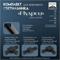 Светильник трековый "Мудрец" Е27 40Вт черный 9х9х19,5см 9667786 - фото 17048041