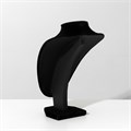 Бюст для украшений, 15,5×10×25 см, h=25 см, цвет чёрный 10092642 - фото 17048055