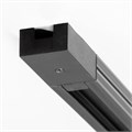 Шинопровод накладной трековый SIMPLE черный 200х3,5х15 см 9909712 - фото 17048455