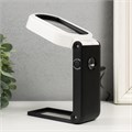 Лампа-лупа  х10 х25 для творчества LEDx24 от 3АAA+ USB линзы d=1 см и 12,5 см 5х8,3х22 см 9937155 - фото 17048677