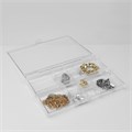 Органайзер для хранения украшений «Лео», 12 ячеек, 18×12×2,5 см, цвет прозрачный 10218646 - фото 17049453