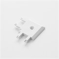 Коннектор угловой SLIM "Г-образный" 4-жильный белый 0,7х4х2см 9909465 - фото 17049734