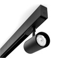 Шинопровод магнитный трековый ULTRA "Слим-100" 2жильный черный 100 см 9909541 - фото 17050152