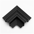 Соединитель встраиваемый для шинопровода черный 5х5 см 9909548 - фото 17050168