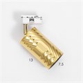 Светильник трековый "Алисер" GU10 220В золото 7,5х7,5х20 см 9909601 - фото 17050317