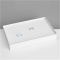 Подставка для украшений «Шкатулка» 36 мест, 21,5×15,5×3 см, цвет белый 10202084 - фото 17050585 Подставка для украшений «Шкатулка» 36 мест, 21,5×15,5×3 см, цвет белый 10202084 - фото 17050585