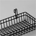Корзина на сетку, 40,5×14×5,6 см, цвет чёрный 10198396 - фото 17050712