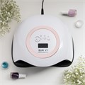 Лампа для гель Luazon LUF-12, UV/LED, 168 Вт, 42 диода, таймер 10/30/60/99 с, бело-золотая 9710013 - фото 17050804