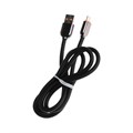 Кабель MicroUSB - USB, 2.4 A, оплётка PVC, 1 метр, чёрный 9940233 - фото 17050841